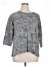 Basic Editions Gray 3/4 Sleeve T-Shirt Size XL - photo 1