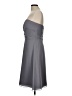 Liz Fields 100% Polyester Solid Gray Cocktail Dress Size 10 - photo 5