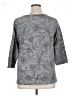 Basic Editions Gray 3/4 Sleeve T-Shirt Size XL - photo 2
