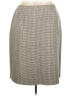 Koret 100% Silk Houndstooth Silver Silk Skirt Size 22 - photo 1