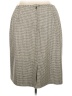 Koret 100% Silk Houndstooth Silver Silk Skirt Size 22 - photo 2