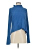 American Eagle Outfitters 100% Polyester Blue Turtleneck Sweater Size S - photo 1