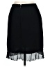 Drama 100% Polyester Solid Black Formal Skirt Size 8 - photo 2