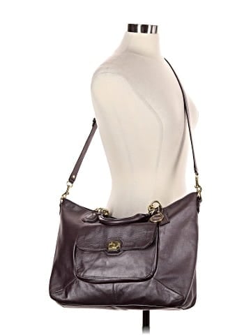Coach Factory Leather Satchel (view 2)