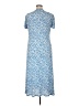 MNG 100% Polyester Blue Casual Dress Size 14 - photo 2