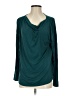 Express Teal Long Sleeve Blouse Size S - photo 1