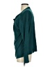 Express Teal Long Sleeve Blouse Size S - photo 5
