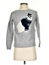 Cupcakes & Cashmere Graphic Silver Pullover Sweater Size XS - photo 1