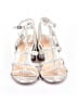 Schutz Metallic Silver Sandals Size 8 - photo 2