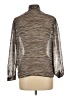 Nordstrom Metallic Gray Long Sleeve Blouse Size 10 - photo 2