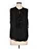 Tommy Hilfiger 100% Polyester Black Sleeveless Blouse Size L - photo 1