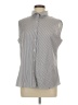 Assorted Brands Gray Sleeveless Button-Down Shirt Size L - photo 1
