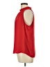 Daniel Rainn 100% Polyester Red Sleeveless Blouse Size L - photo 5