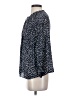 Gap 100% Polyester Polka Dots Blue Long Sleeve Blouse Size S - photo 5