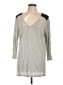 H&M Gray 3/4 Sleeve Top Size L - photo 1