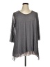 Indigo Soul Gray 3/4 Sleeve Top Size XL - photo 1