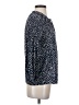 Gap 100% Polyester Polka Dots Blue Long Sleeve Blouse Size S - photo 4