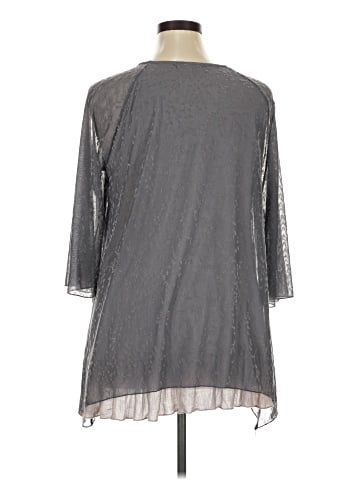Indigo Soul 3/4 Sleeve Top (view 2)