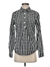 Vineyard Vines 100% Cotton Checkered-gingham Black Long Sleeve Button-Down Shirt Size 4 - photo 1