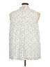 Torrid Ivory Sleeveless Blouse Size 4X Plus (4) - photo 2