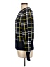 Banana Republic Plaid Black Pullover Sweater Size L - photo 5