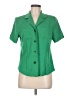 Sag Harbor Green Short Sleeve Blouse Size 6 Petite - photo 1