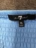 7 For All Mankind 100% Polyester Blue Sleeveless Top Size XL - photo 7