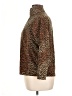 Lands' End 100% Polyester Animal Print Brown Cardigan Size 14 - photo 5