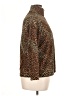 Lands' End 100% Polyester Animal Print Brown Cardigan Size 14 - photo 4