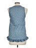 Marc by Marc Jacobs 100% Cotton Blue Sleeveless Top Size 10 - photo 2