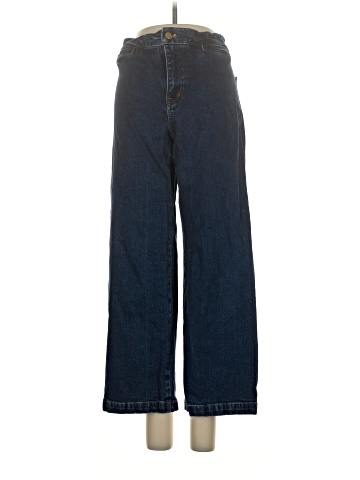 Madewell The Petite Emmett Wide-Leg Jean in Leffers Wash: Welt Pocket Edition (view 1)