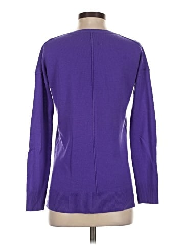 Aqua Cashmere Pullover Sweater (view 2)