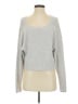 Express Outlet 100% Cotton Gray Pullover Sweater Size S - photo 1