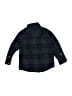 Lands' End 100% Polyester Plaid Green Long Sleeve Button-Down Shirt Size 2T - photo 2