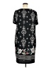 Perceptions Print Black Casual Dress Size 2X - photo 2