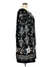Perceptions Print Black Casual Dress Size 2X - photo 4