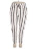 Primark 100% Viscose Stripes White Casual Pants Size 18 - photo 1