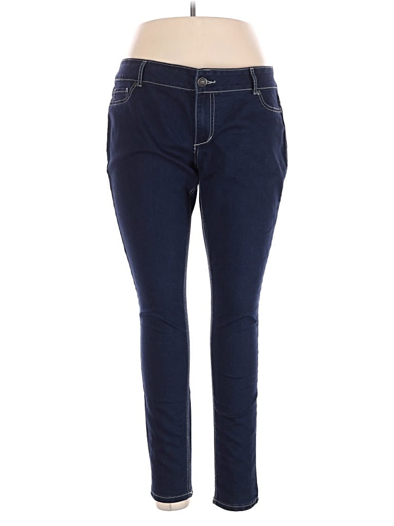Pre-owned Maurices Jeggings In Blue