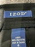 IZOD 100% Polyester Solid Black Skort Size 6 - photo 3