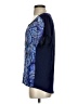 Desigual Paisley Blue Short Sleeve Blouse Size S - photo 5