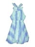 Emerald Sundae 100% Polyester Tie-dye Blue Dress Size 7 - photo 1