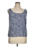 Alex Evenings Blue Sleeveless Top Size 1X - photo 1