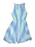 Emerald Sundae 100% Polyester Tie-dye Blue Dress Size 7 - photo 2