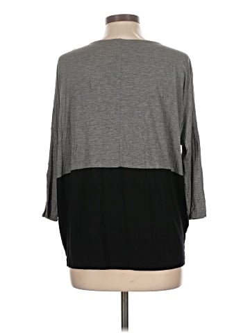 Zara W&B Collection 3/4 Sleeve T-Shirt (view 2)