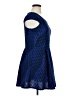 Iz Byer Chevron-herringbone Blue Casual Dress Size XL - photo 4