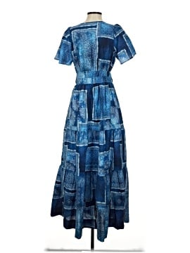 royal blue graduation dresses Anthropologie Hutch Pleated Sweetheart Midi Dress Plus Size 20 Navy New –  Finds For You main image 1