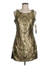 XOXO 100% Polyester Gold Cocktail Dress Size 7 - 8 - photo 1