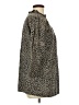 Unbranded Animal Print Black 3/4 Sleeve Button-Down Shirt Size L (estimated) - photo 4