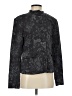 Joni B. 100% Polyester Floral Black Blazer Size S - photo 1