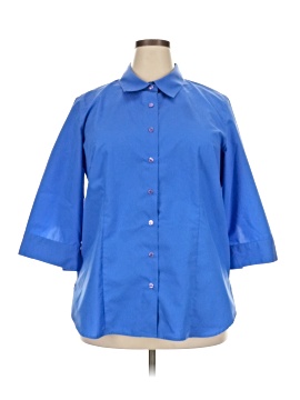 Norm Thompson 3/4 Sleeve Button Down Shirt